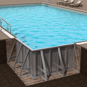 钢结构拼装泳池